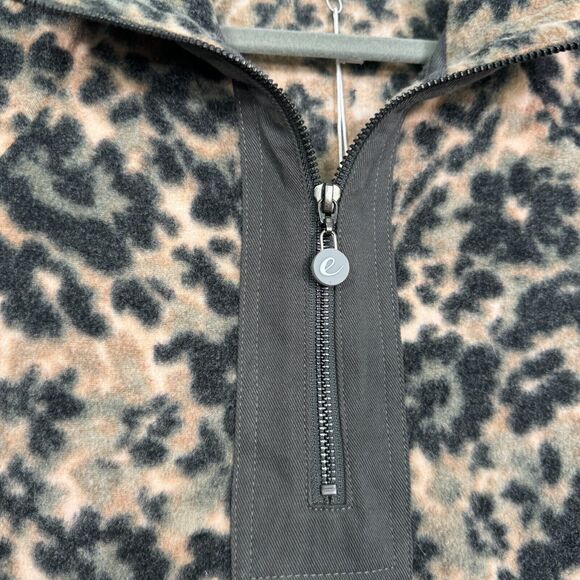 Johnny Was Calme Sweater Womens Small Fleece Pullover Half Zip Jacket NEW $168 - Picture 6 of 12